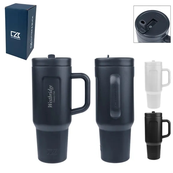 40 Oz. Cutter & Buck® Recycled Stainless Steel Tumbler... from ASI 61125 Hit Promotional Products / Hit®