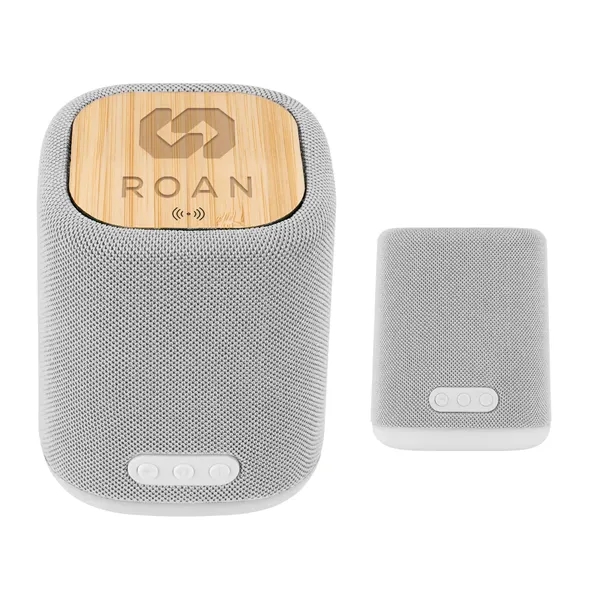 Recycled Light Up Speaker & Wireless Charger... from ASI 61125 Hit Promotional Products