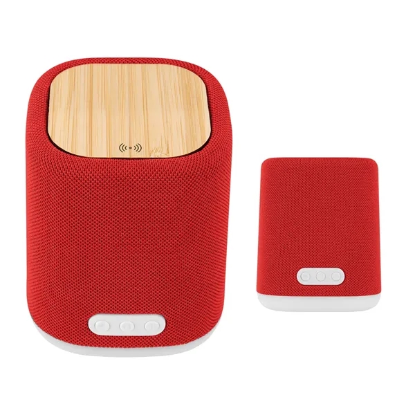Recycled Light Up Speaker & Wireless Charger... from ASI 61125 Hit Promotional Products