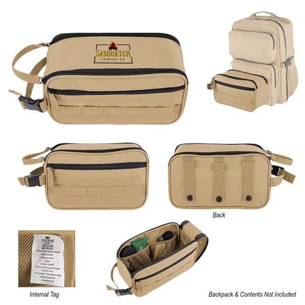 Kenny rPET Tactical Toiletry Bag... from ASI 61125 Hit Promotional Products
