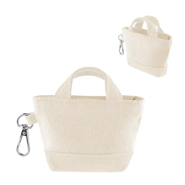 12 Oz. Recycled Cotton Mini Tote Bag Charm... from ASI 61125 Hit Promotional Products