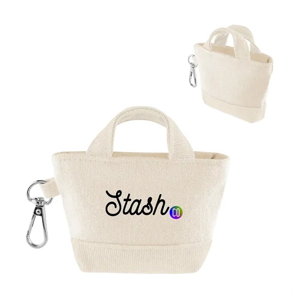 12 Oz. Recycled Cotton Mini Tote Bag Charm... from ASI 61125 Hit Promotional Products