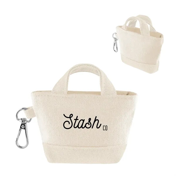 12 Oz. Recycled Cotton Mini Tote Bag Charm... from ASI 61125 Hit Promotional Products