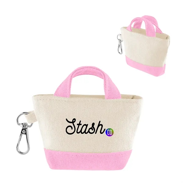 12 Oz. Recycled Cotton Mini Tote Bag Charm... from ASI 61125 Hit Promotional Products