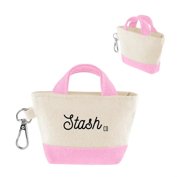 12 Oz. Recycled Cotton Mini Tote Bag Charm... from ASI 61125 Hit Promotional Products