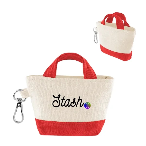 12 Oz. Recycled Cotton Mini Tote Bag Charm... from ASI 61125 Hit Promotional Products