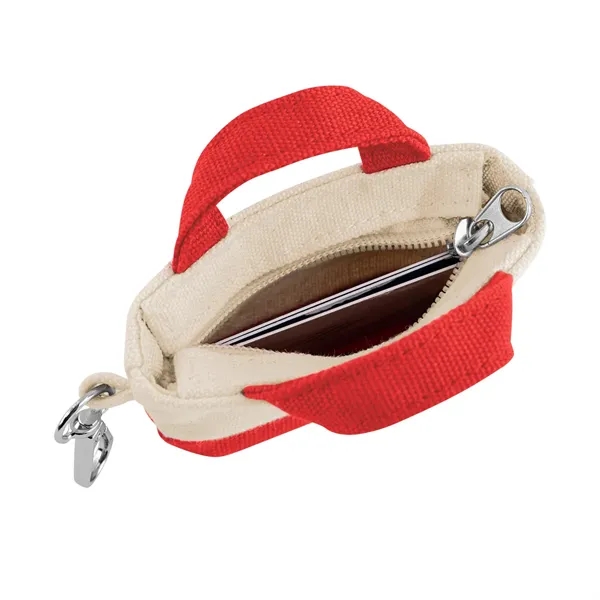 12 Oz. Recycled Cotton Mini Tote Bag Charm... from ASI 61125 Hit Promotional Products