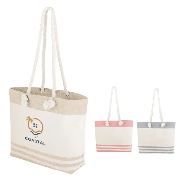 Marlo 10 Oz. Recycled Cotton Tote Bag with Twist Rope Han...... from ASI 61125 Hit Promotional Products