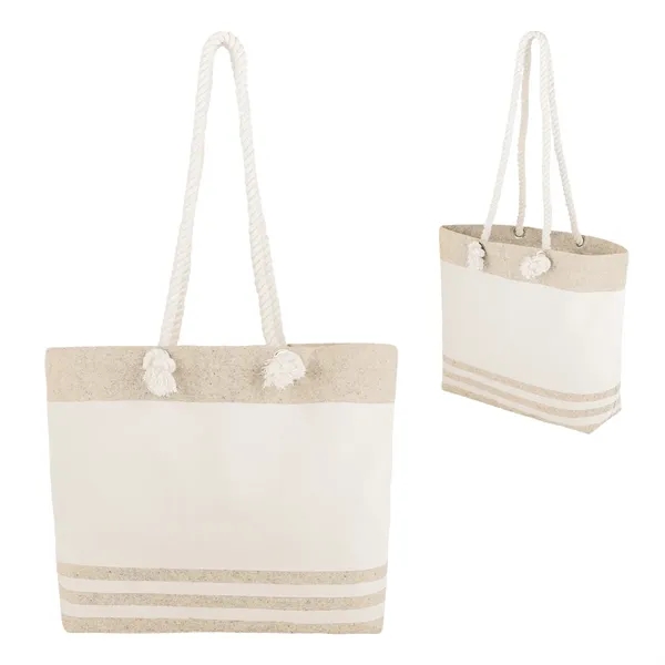 Marlo 10 Oz. Recycled Cotton Tote Bag with Twist Rope Han...... from ASI 61125 Hit Promotional Products