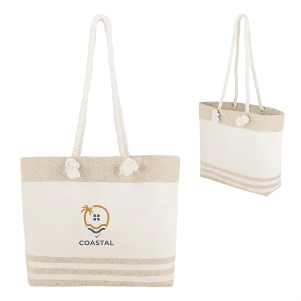 Marlo 10 Oz. Recycled Cotton Tote Bag with Twist Rope Han...... from ASI 61125 Hit Promotional Products