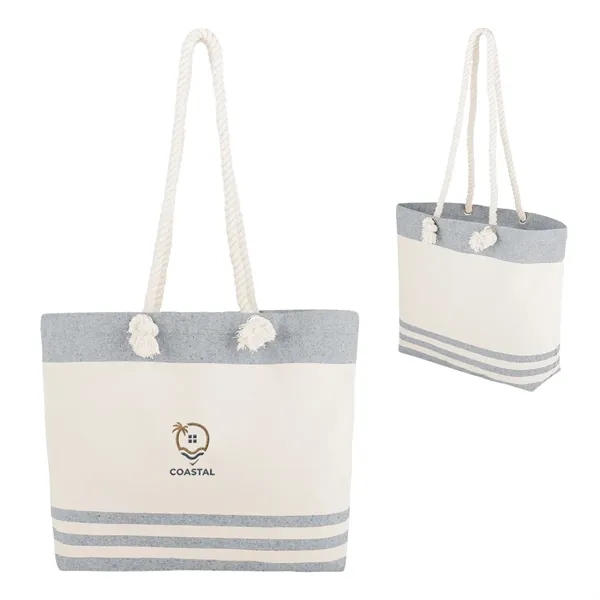 Marlo 10 Oz. Recycled Cotton Tote Bag with Twist Rope Han...... from ASI 61125 Hit Promotional Products