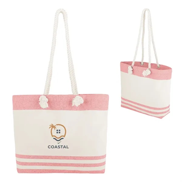 Marlo 10 Oz. Recycled Cotton Tote Bag with Twist Rope Han...... from ASI 61125 Hit Promotional Products