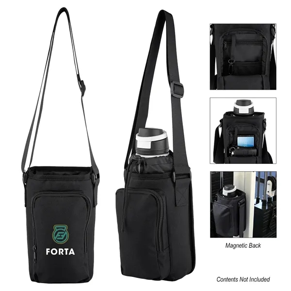 Endurance Magnetic Drawstring Bottle Bag... from ASI 61125 Hit Promotional Products