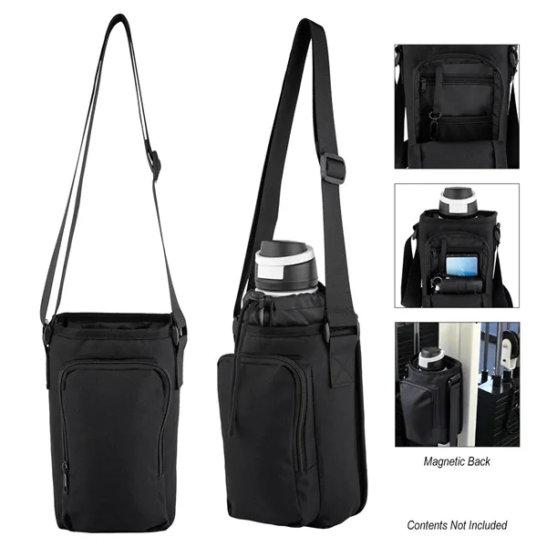 Endurance Magnetic Drawstring Bottle Bag... from ASI 61125 Hit Promotional Products