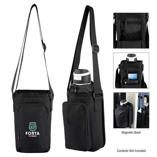Endurance Magnetic Drawstring Bottle Bag... from ASI 61125 Hit Promotional Products