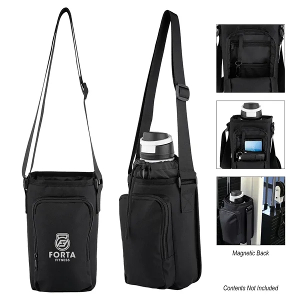 Endurance Magnetic Drawstring Bottle Bag... from ASI 61125 Hit Promotional Products