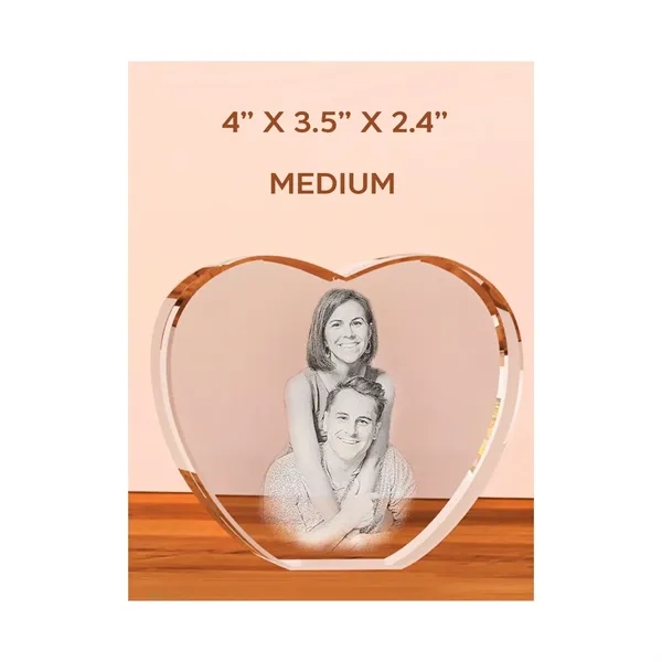 Celebrate with this engraved Heart Crystal Medium 100x90, a radiant keepsake... from ASI 98766 Yanlee Trading Co Ltd