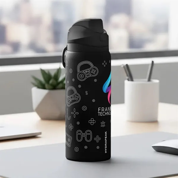 Stay Hydrated with the Hydrapeak Oasis 32oz Water Bottle ! Stainless-Steel... from ASI 84592 St Regis Group