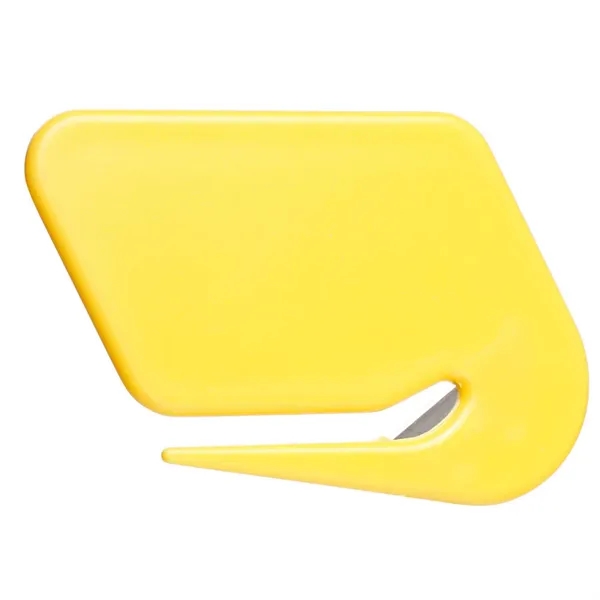 3"W x 2"H promotional plastic letter opener with sharp stainless steel... from ASI 39552 BEL Promo