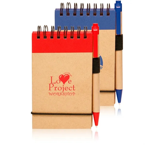 3" x 5" sixty-five page lined jotter with elastic band closure... from ASI 39552 BEL Promo