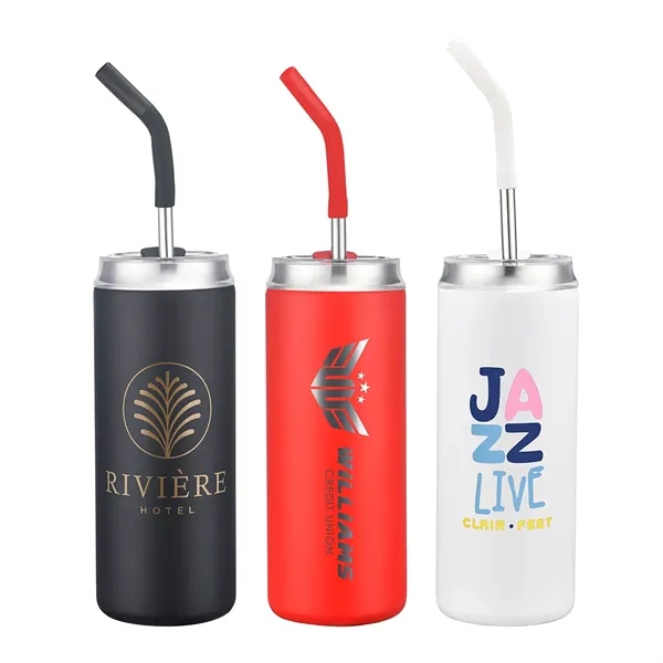 20 oz Vacuum Insulated Tumbler with Straw... from ASI 36730 Ariel Premium Supply Inc