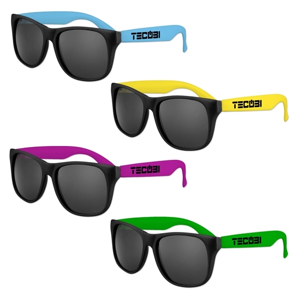 Adult sized plastic sunglasses with UV400 protection and a variety of... from ASI 98360 WOWLine / WOWLine®