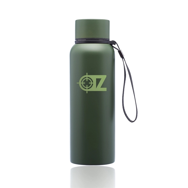 17 oz. stainless steel water bottle with double wall vacuum insulation,... from ASI 39552 BEL Promo
