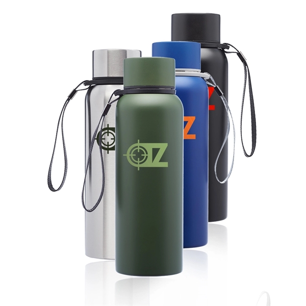 17 oz. stainless steel water bottle with double wall vacuum insulation,... from ASI 39552 BEL Promo