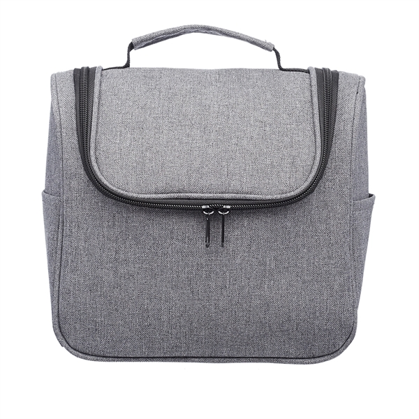 Two-toned toiletry bag made of 600 denier PVC with zippered main... from ASI 39552 BEL Promo