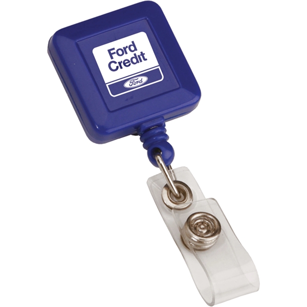Square badge holder measuring 1 1/4" x 1 1/4" x 5/16"... from ASI 54100 Fields Manufacturing Inc / TargetLine®