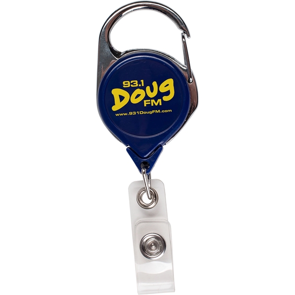 Round retractable badge reel with sport clip.... from ASI 54100 Fields Manufacturing Inc / TargetLine®
