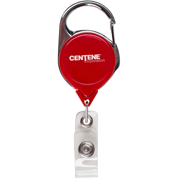 Round retractable badge reel with sport clip.... from ASI 54100 Fields Manufacturing Inc / TargetLine®