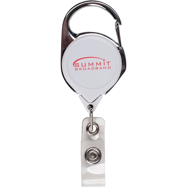 Round retractable badge reel with sport clip.... from ASI 54100 Fields Manufacturing Inc / TargetLine®