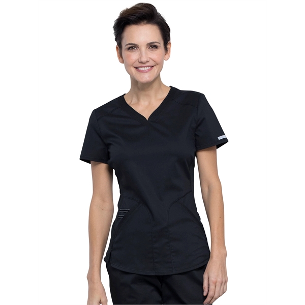 Cherokee Workwear Revolution Women's V-Neck Top... from ASI 86018 Scrub Authority / Uniform Stores