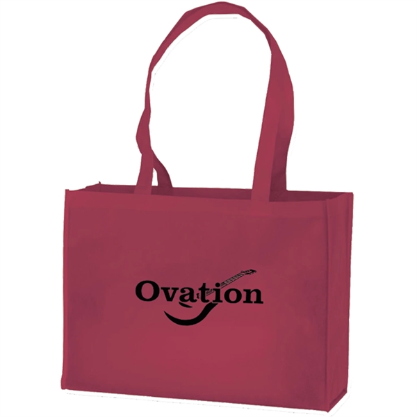 Medium tote bag available in 12 vivid colors with a reinforced... from ASI 54100 Fields Manufacturing Inc / TargetLine®