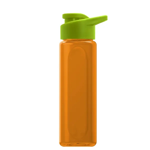 Garyline® Boss Embossed RPET Bottle with Drink-Thru Lid -...... from ASI 40480 Koozie Group