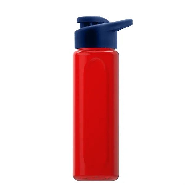Garyline® Boss Embossed RPET Bottle with Drink-Thru Lid -...... from ASI 40480 Koozie Group