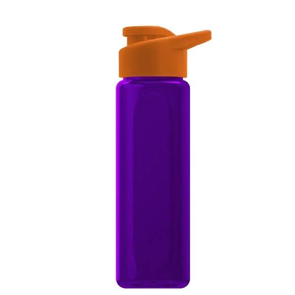 Garyline® Boss Embossed RPET Bottle with Drink-Thru Lid -...... from ASI 40480 Koozie Group