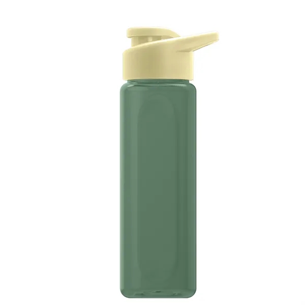 Garyline® Boss Embossed RPET Bottle with Drink-Thru Lid -...... from ASI 40480 Koozie Group
