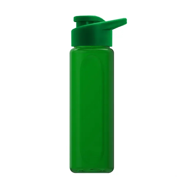 Garyline® Boss Embossed RPET Bottle with Drink-Thru Lid -...... from ASI 40480 Koozie Group