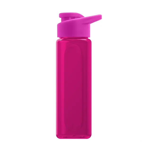 Garyline® Boss Embossed RPET Bottle with Drink-Thru Lid -...... from ASI 40480 Koozie Group