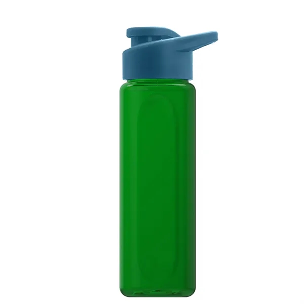 Garyline® Boss Embossed RPET Bottle with Drink-Thru Lid -...... from ASI 40480 Koozie Group