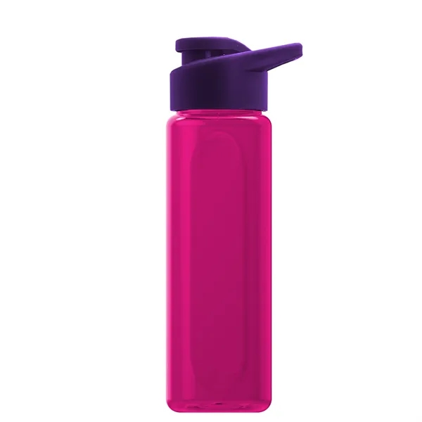 Garyline® Boss Embossed RPET Bottle with Drink-Thru Lid -...... from ASI 40480 Koozie Group
