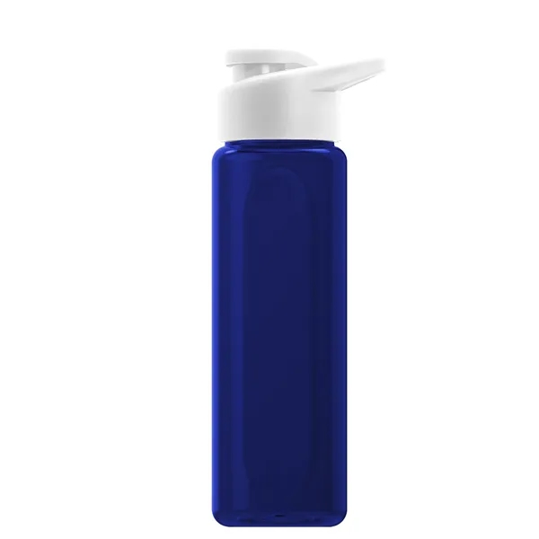 Garyline® Boss Embossed RPET Bottle with Drink-Thru Lid -...... from ASI 40480 Koozie Group