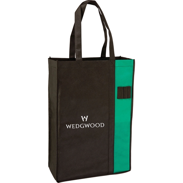 Convention tote bag with 20" handles and three exterior pen loops.... from ASI 54100 Fields Manufacturing Inc / TargetLine®