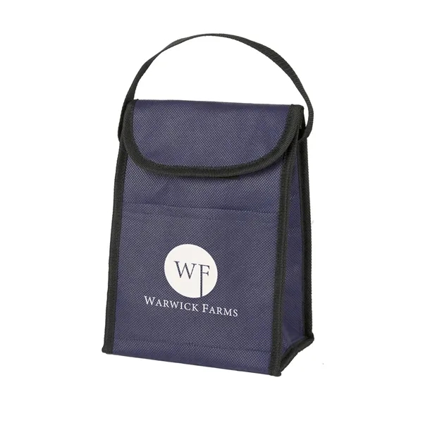 7 1/4" x 10" x 4 3/4" non-woven lunch tote with... from ASI 79530 Prime Line