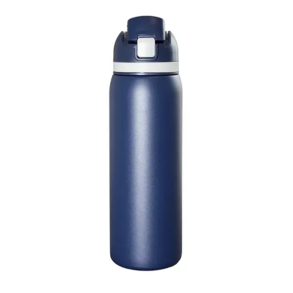 Meet the 'Flex" 27 oz. double-wall stainless steel insulated bottle built... from ASI 62660 Innovation Line