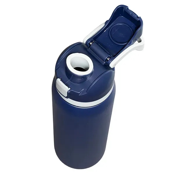 Meet the 'Flex" 27 oz. double-wall stainless steel insulated bottle built... from ASI 62660 Innovation Line