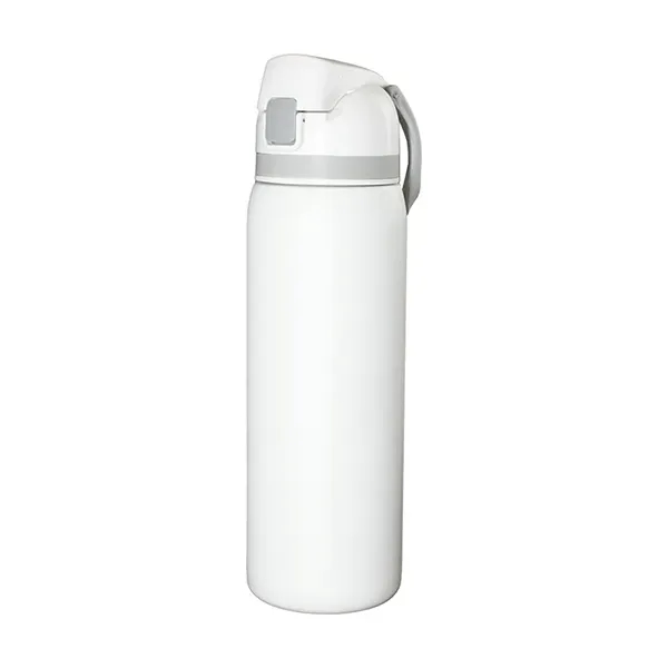 Meet the 'Flex" 27 oz. double-wall stainless steel insulated bottle built... from ASI 62660 Innovation Line