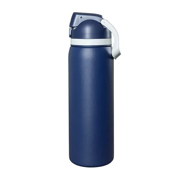 Meet the 'Flex" 27 oz. double-wall stainless steel insulated bottle built... from ASI 62660 Innovation Line